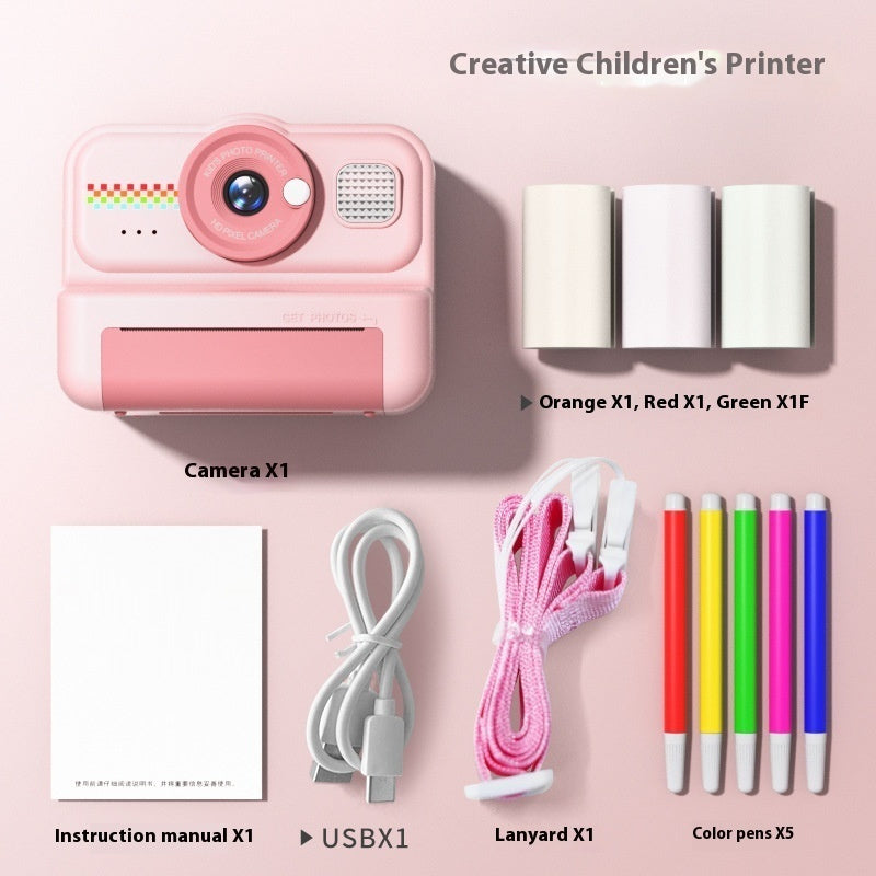 HD Photo And Video Instant Printing Camera
