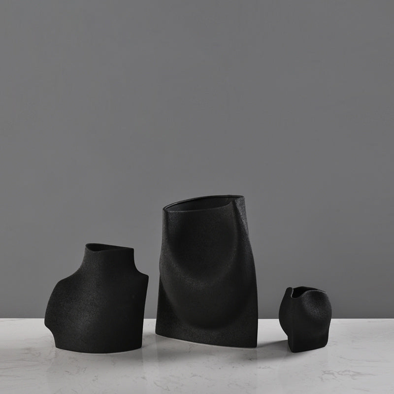 Chinese Minimalist Ceramic Vase Flower Pot Decoration