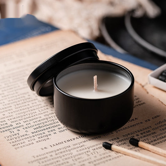 40g Travel Pack Black Iron Can Soy Wax Aromatherapy Candle