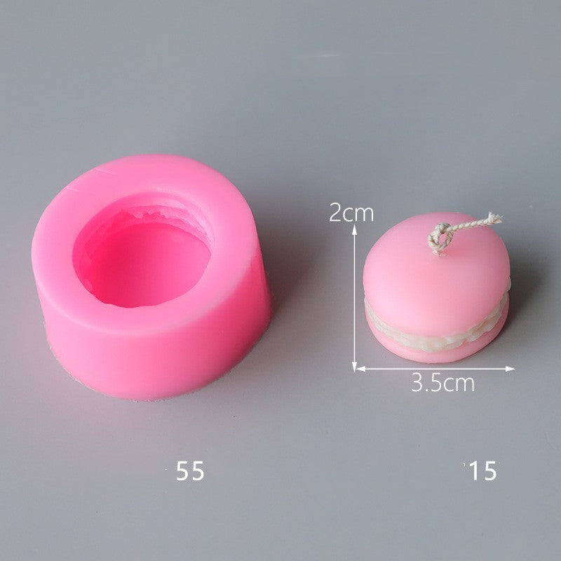 Macaron Color Scented Candle Mold Handmade Wax DIY Materials